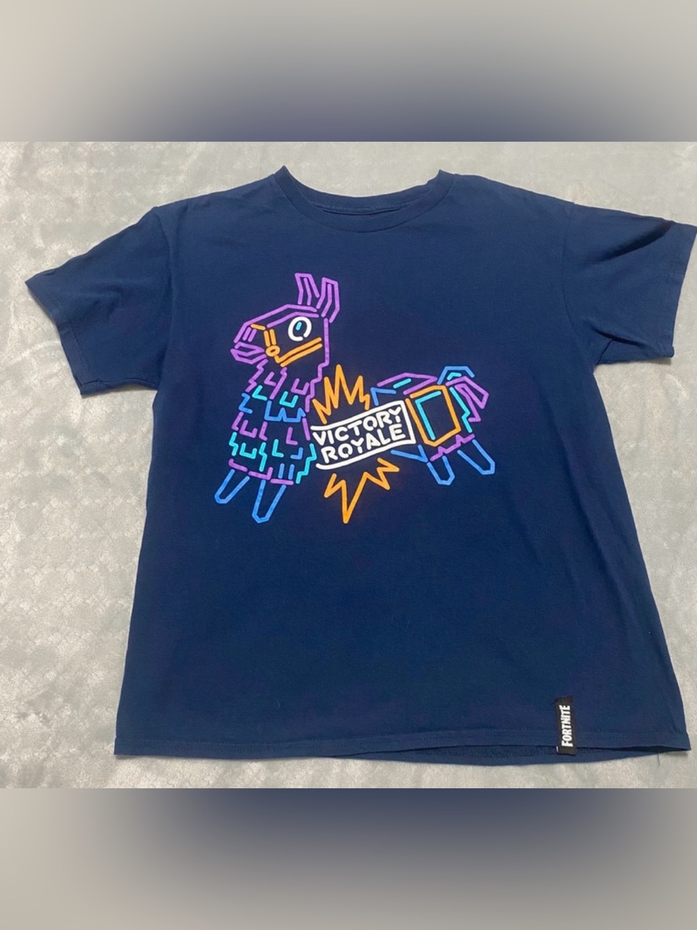 Fortnite Victory Royale Loot Llama Boys Graphic Tee 14/16